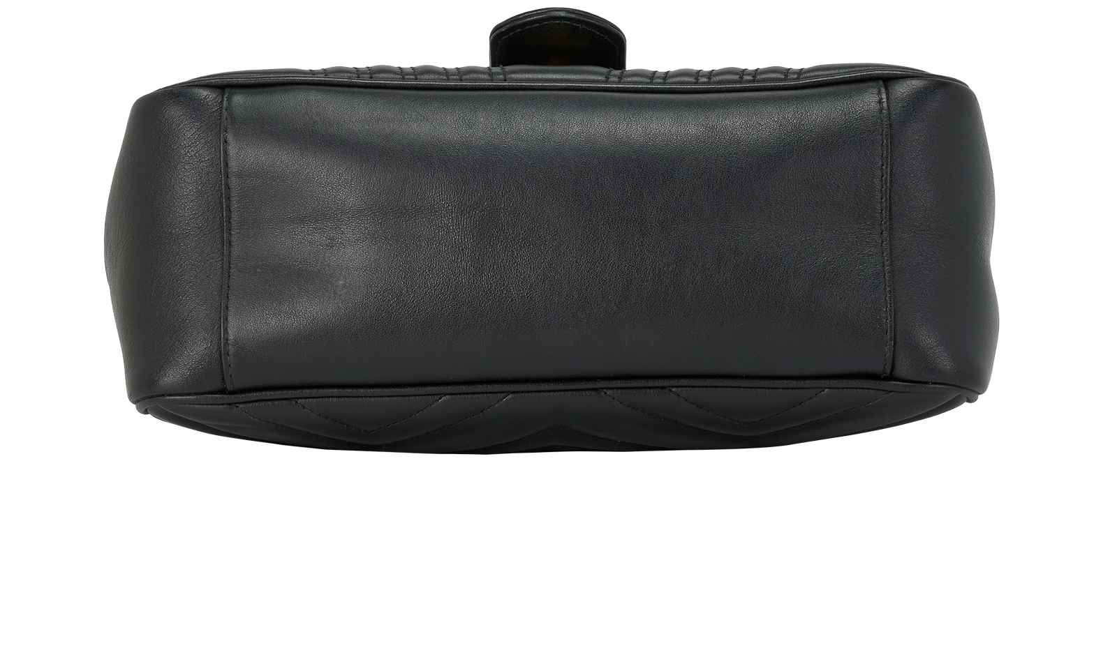 Medium Marmont Top Handle, &pound;850, Handbags, Black, Leather, Top view